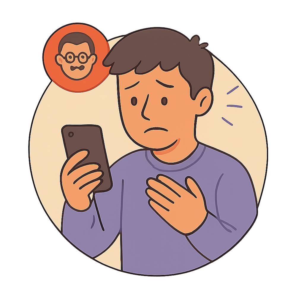 教授にバレないか不安